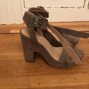 Steve Madden Halee Suede Platforms